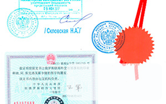 Консульская легализация